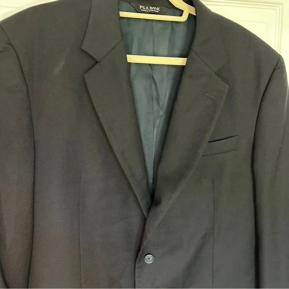 Men’s Jos. A. Bank Black Two Button Black Suit Coat